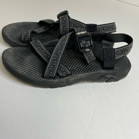 Teva Other - TEVA Mens Original Fabric 6781 Black Adjustable straps Sandals Footbed Size 11